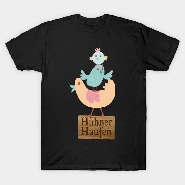 Hühnerhaufen Huhn Henne Geschenk Landwirt T-Shirt by Littlelimehead